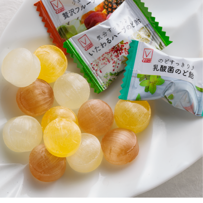 贅沢フルーツのど飴 - 商品のご案内 | V-check | 暮らしのいちばんそば